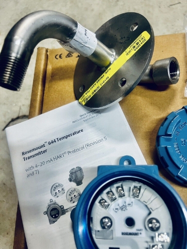 Rosemount 644 smart temperature transmitter 4-20 mA Hart Protocol 644HANAJ6F6C1
